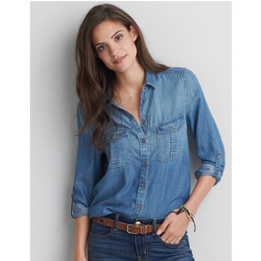 Brand New with tags! American Eagle denim shirt